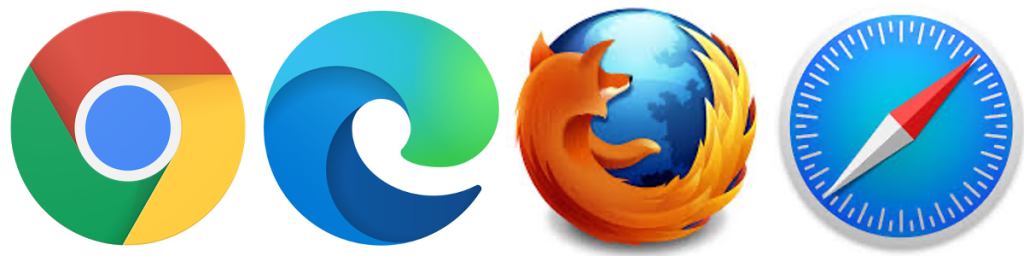 The 4 major browser logos