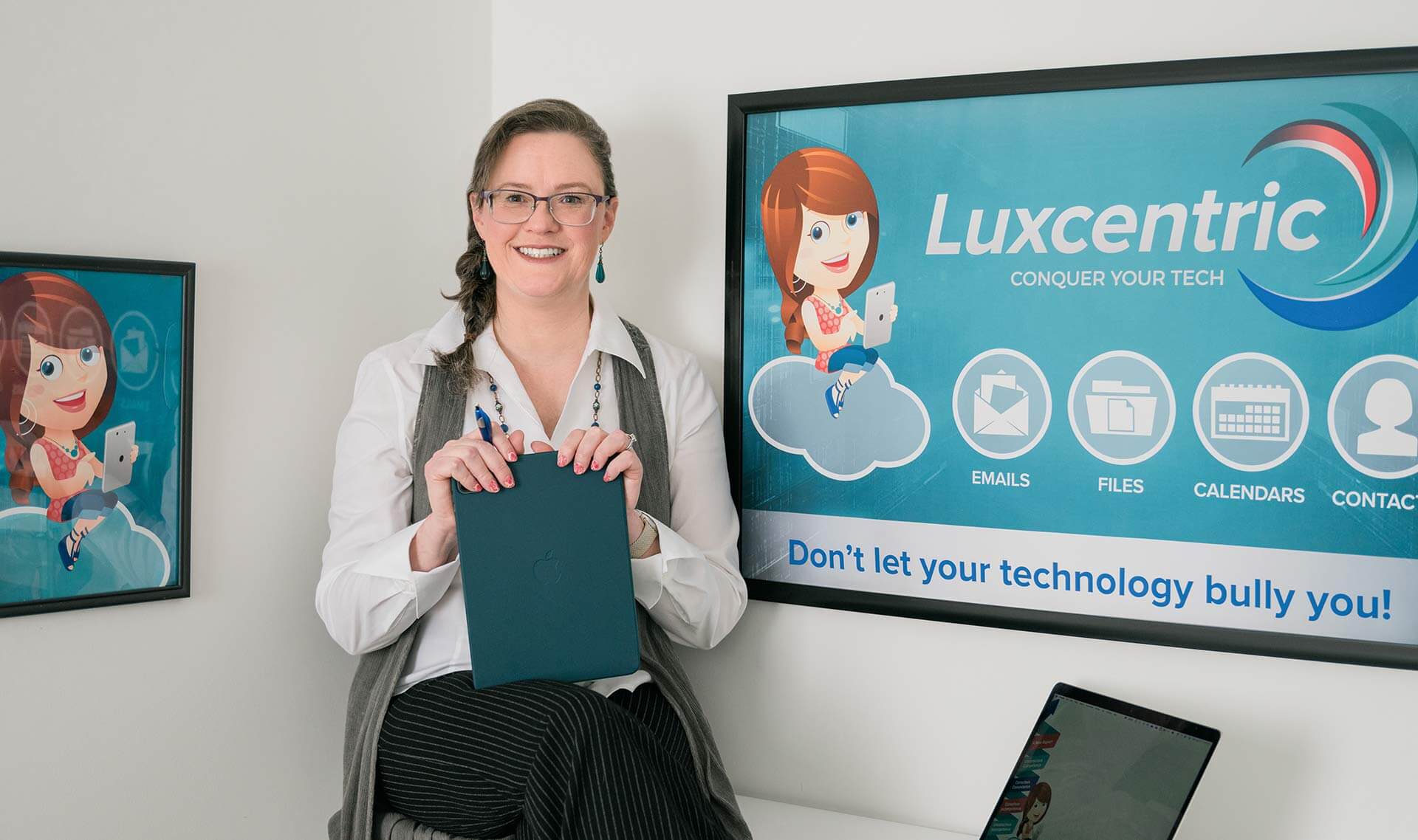 Nicole Lux-Ritchie smiling at camera