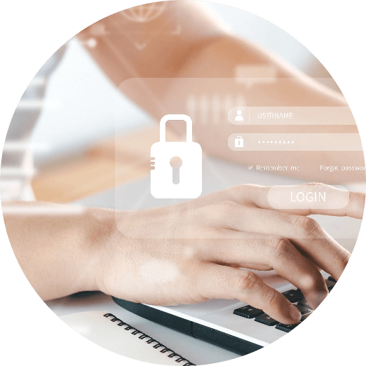 closeup of hands on a keyboard